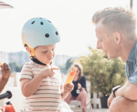 Scoot & Ride Kask Ochronny XXS-S dla dzieci 1-5 lat Blueberry - 580277 - zdjęcie 4